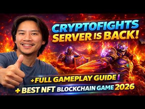 CryptoFights Server Is BACK! 🔥 Full Gameplay Guide + Best NFT Blockchain Game?
