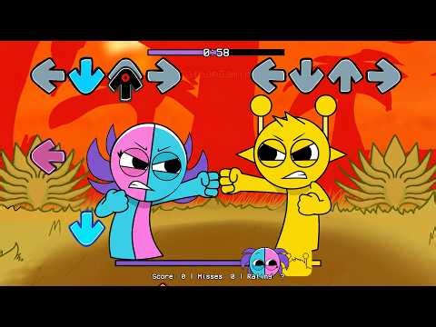 FNF Sprunki All Phases VS Sprunki OC Pyramixed 4 Sing Chasing | Incredibox Sprunki FNF Mods.