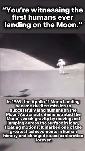 Real Footage of the Moon Landing