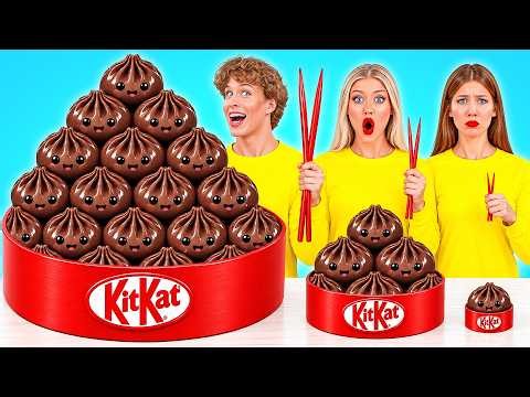 100 Layers of Food Challenge | Fantastic Kitchen Battle by Multi DO Challenge
