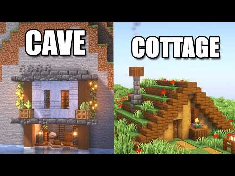 Minecraft: 2 Simple Starter Houses! | Easy Tutorial