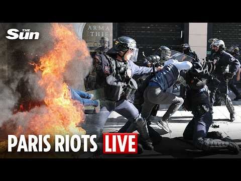 LIVE: Chaos as protests spread through Paris