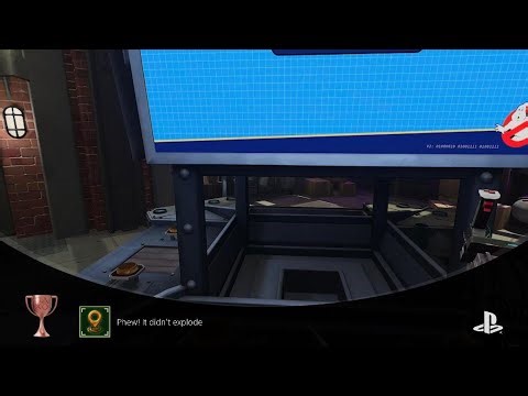 Ghostbusters: Rise of the Ghost Lord Phew it didnt Explode Trophy Pop
