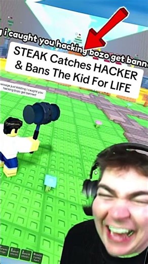 Hacker Gets CAUGHT by Steak in Roblox❗️