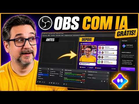 Coloquei uma IA no OBS Studio e Ela Criou Minha Overlay