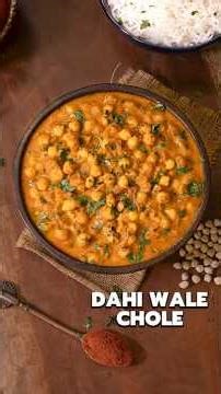 Dahi Wale Chole | Perfect Side Dish for Roti,Rice & Pulao