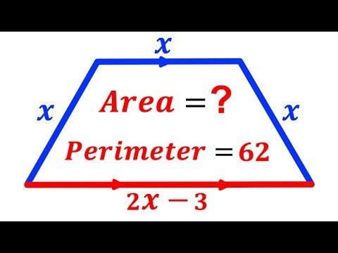 Can you find the area of the Trapezoid? | (Trapezium) | #math #maths | #geometry
