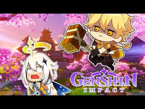 Genshin Impact First Play Through- I SURVIVE INAZUMA!