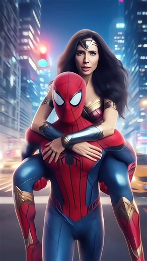 Hulk vs Spider-Man with wonder woman #marveltoys#hulk#spiderman #shorts