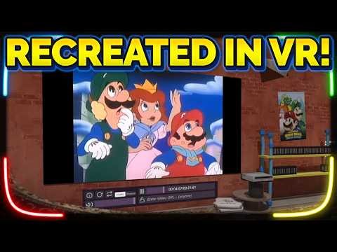 Whoa! You Can Watch The Mario Super Show in Mario’s Basement…in VR!