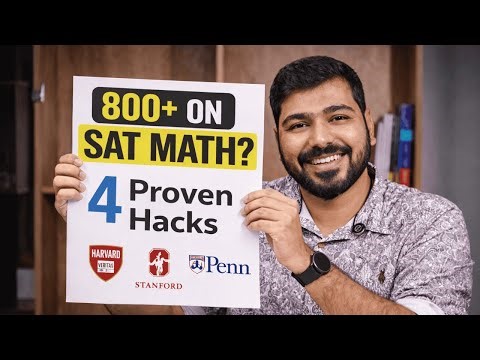 800 ON SAT MATH ‼️ 4 *Proven Hacks*
