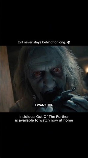 Insidious: Out Of The Further is available to watch now at home. 🎬🏠