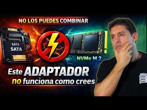 ¿Puedo poner un NVMe en un puerto SATA? ❌ Errores comunes de adaptadores