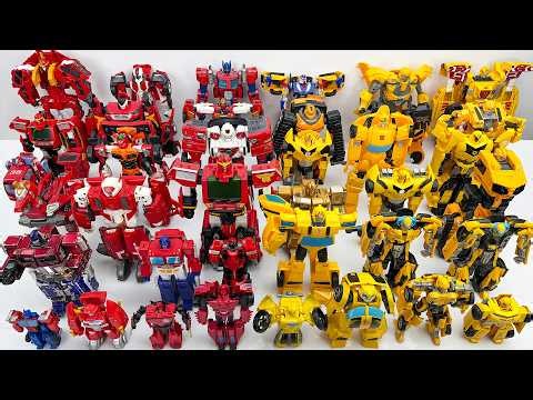 Watch Transform 100+ Transformers & Tobot Robots - Ultimate BUMBLEBEE OPTIMUSPRIME FIRE TRUCK Battle