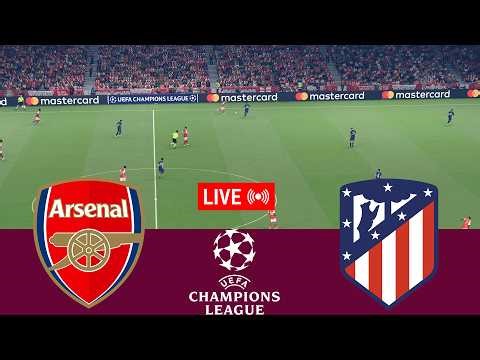 [LIVE] Arsenal vs Atletico Madrid. UEFA Champions League 25/26 Full Match - VideoGame Simulation