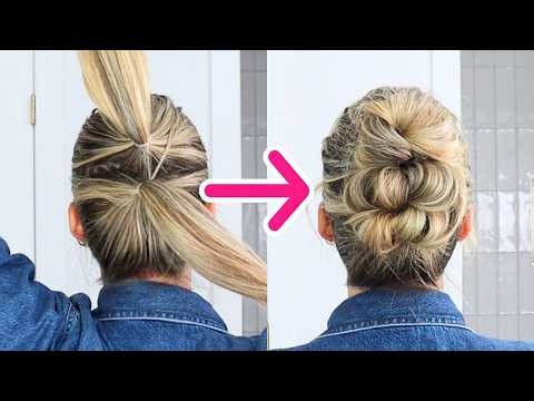 AN EASY UPDO THAT WILL LOOK LIKE YOU *PAID* TO HAVE IT DONE! Medium & Long Hair