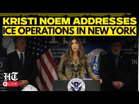 US News Live | DHS Kristi Noem Addresses ICE Operation in New York | Deportation | Illegal Migrants