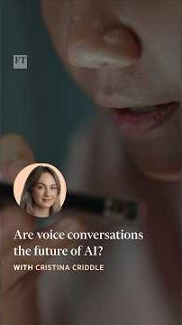 Are voice conversations the future of AI? | FT #shorts