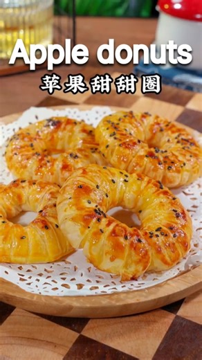 Easy Apple Donuts Recipe | Soft & Crispy Dessert Tutorial