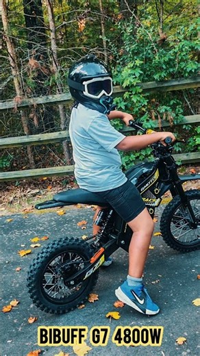 #Bibuff G7 48V 4800W Electric #DirtBike #Football #NFL