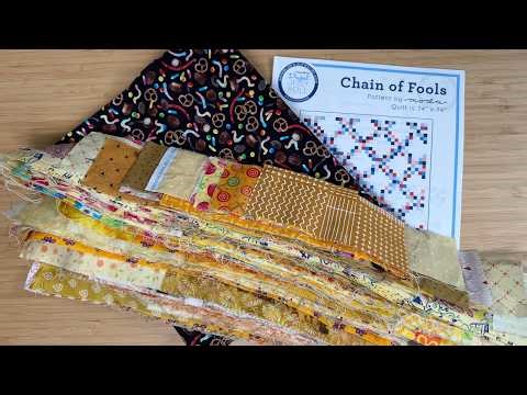 An EASY Irish Chain Quilt Using 2 1/2" Strips Or Jelly Rolls! ALL Straight Sewing!