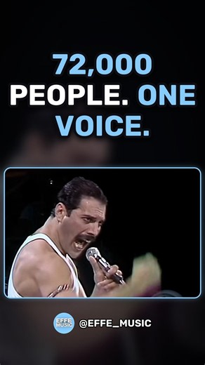 No Song, No Band — Freddie Mercury Made 72,000 People Sing Back