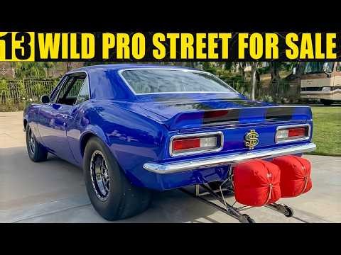 13 Crazy Pro Street Cars for Sale | Extreme HP Machines You Must See!