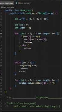 Move zero Leetcode