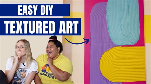 How to make professional textured art using joint compound