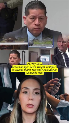 Texas Ranger Kevin Wright Testifies on Uvalde Bullet Trajectories in Adrian Gonzales Trial #Uvalde #AdrianGonzales #KevinWright #truecrime #fyp #viral