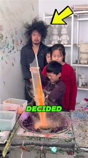Dad Teaches His 3 Kids How to Make Cotton Candy 🍭😂 | Wait for Dad’s Turn!