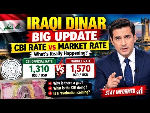 Iraqi Dinar BIG UPDATE: CBI Official Rate vs Market Rate — What’s Really Happening?