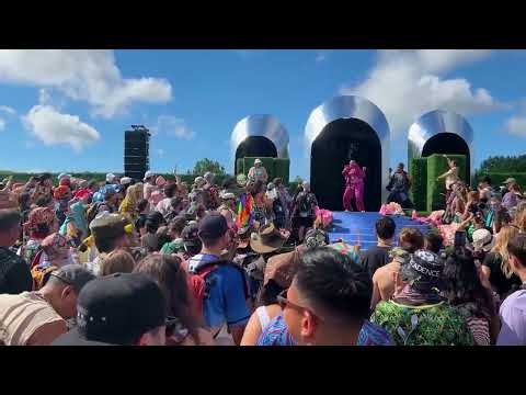 Electric Forest opening ceremony at new immersive Wander Whirled maze