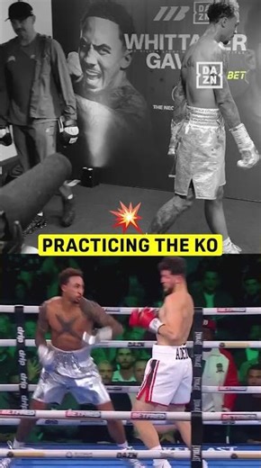 Ben Whittaker practiced the EXACT combo that finished off Gavazi moments before he did it 😱