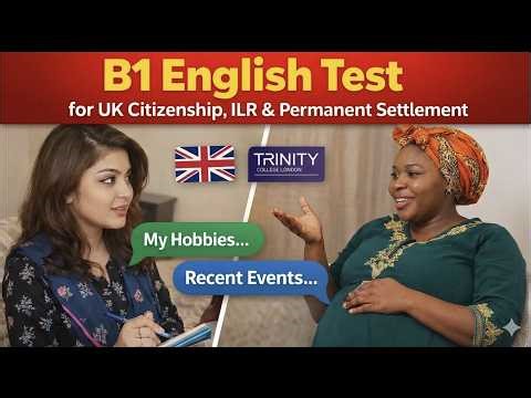 B1 English Test (GESE Grade 5) | SELT British Citizenship| Trinity College London ILR UK
