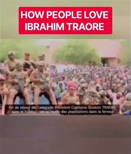 Ibrahim Traore and People#shorts#ibrahimtraore #burkinafaso