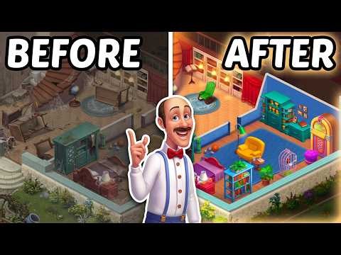Homescapes – Full Gameplay Walkthrough | All Levels, Home Renovation & Match 3 Puzzle Adventure