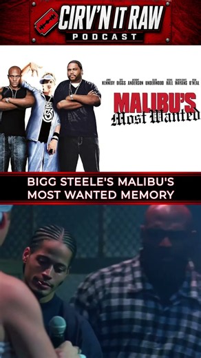 Bigg Steele Remembers His Malibu's Most Wanted Scene 😂 #BiggSteele #trendingshort #viralshort