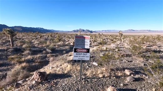 Caught on camera near Area 51: He drove 70 miles into empty desert and found something strange