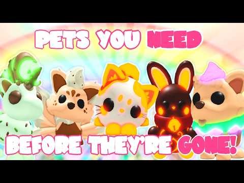 Pets You NEED Before They're Gone! | Sugarfest Adopt Me Roblox | Riivv3r