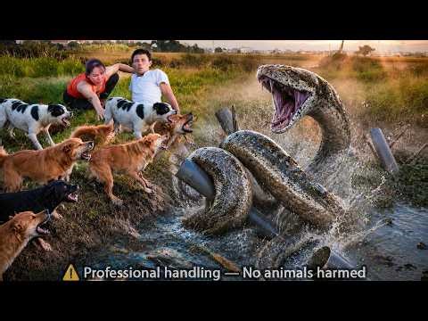 72-Hour Rescue - Turkey Flockl Attacked by Giant Python Narrowly Escapes Death