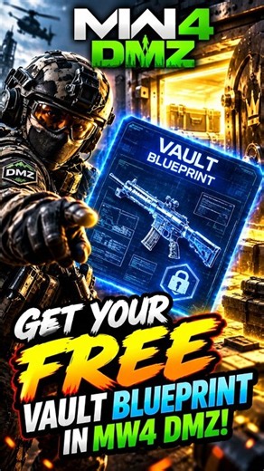 Get Your FREE VAULT BLUEPRINT in MW4 DMZ! 🔥🔫 #Shorts