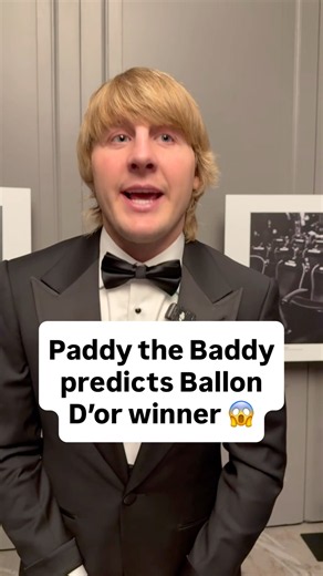 Paddy has HARRY KANE winning Ballon D’or tonight 🏆