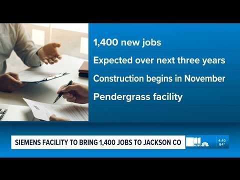 Siemens to add 1,400 jobs in Georgia manufacturing facility