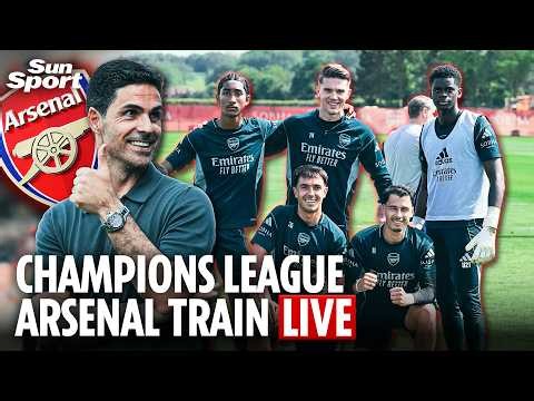 LIVE: Arsenal squad prepares for Champions League final clash