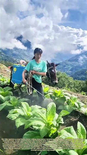 Hauling Spray Gear: How Mountain Farms Apply Crop Nutrients With Pack Animals