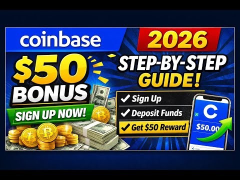 $50 Coinbase Sign Up Bonus 2026 How to Get the BEST Coinbase Bonus Step by Step