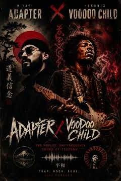 Miyagi & Эндшпиль — “Adapter” x The Jimi Hendrix Experience — “Voodoo Child” (AI Mashup) #mashup