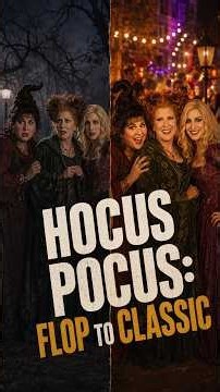 Hocus Pocus Flopped in 1993. TV Made It a Halloween Classic #hocuspocus #halloween #disney #shorts