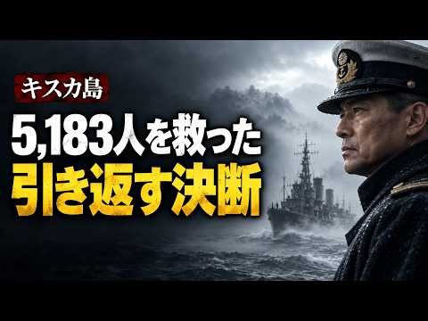 【キスカ島撤退作戦】なぜ救出目前で引き返したのか？5,183人を救った判断